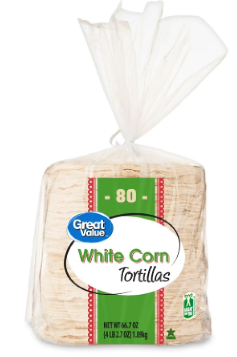 Great Value White Corn Tortillas 80 Count