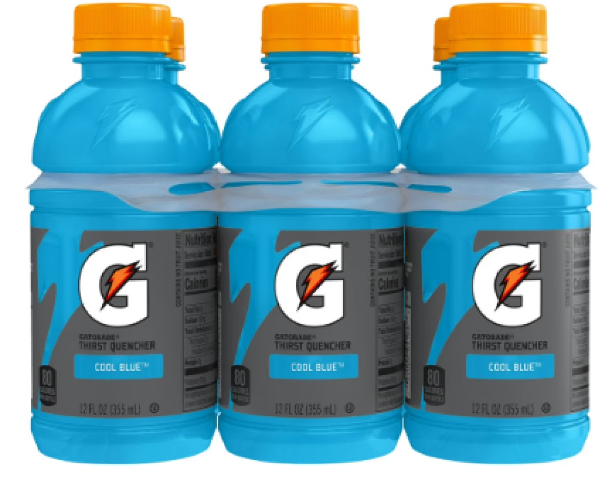 Gatorade Thirst Quencher Cold Blue Sports Drink, 12 fl oz, 6 Count