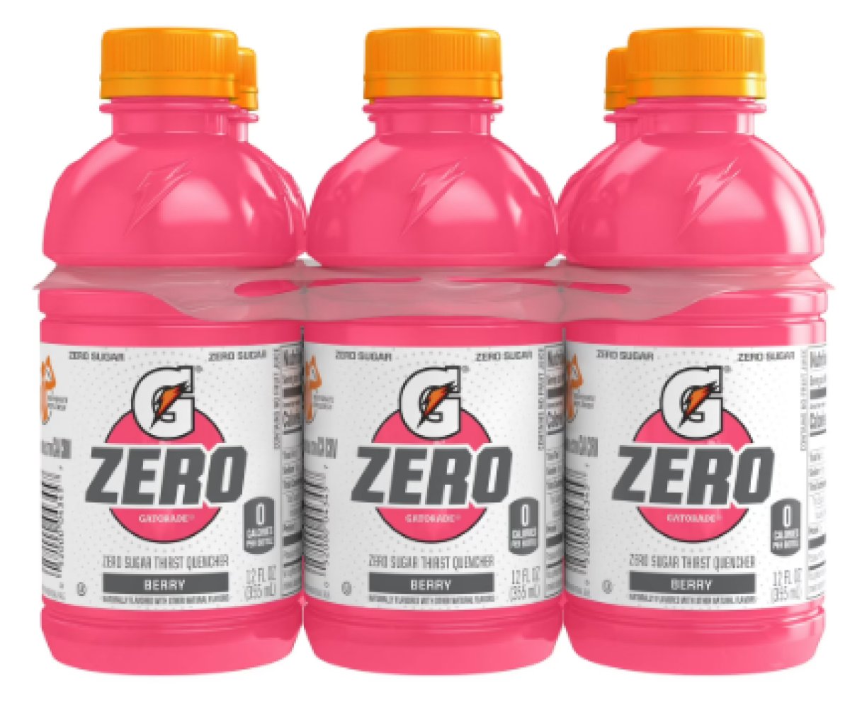 Gatorade Zero Berry Sports Drink to Quench Sugar Thirst 12 fl oz, 6 Units