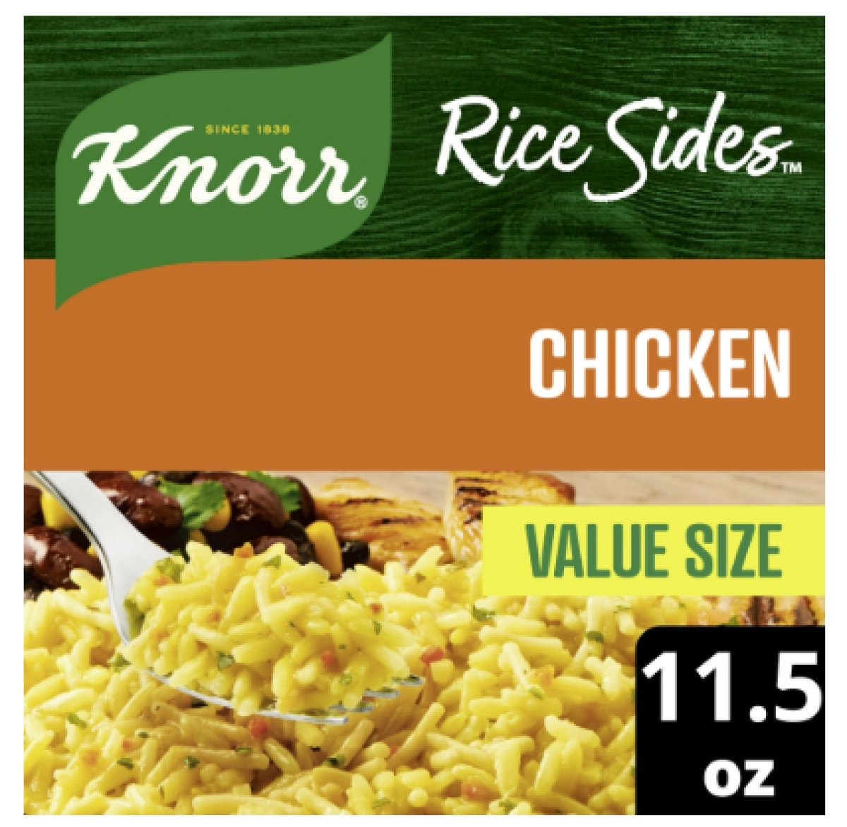 Knorr Rice Side Dishes, Tasty Rice Side Dish, Economy Size, No Artificial Flavors or Preservatives, 11.5 oz