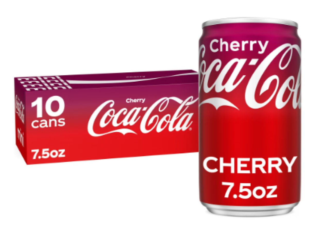 Coca-Cola Cherry Mini Soft Drink 7.5 fl oz, 10-Pack of Cans