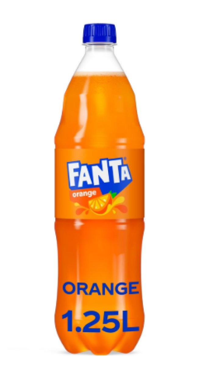 Fanta Orange Soft Drink 1.25 Liter Bottle