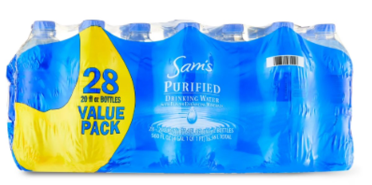 Sam's Purified Drinking Water 20 fl oz, 28 Bottles