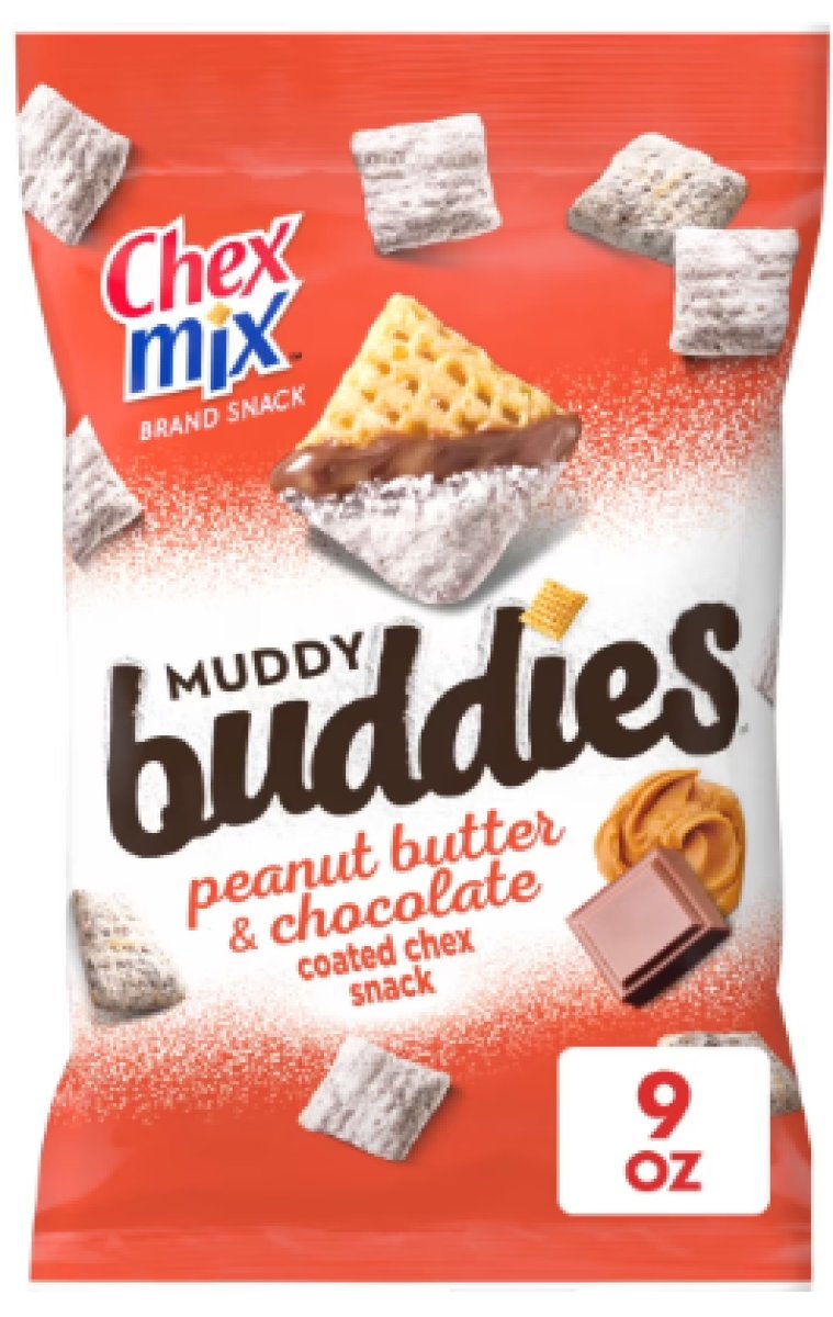 Chex Mix Muddy Buddies Peanut Butter Chocolate Snack Mix, Snacks, 9 oz