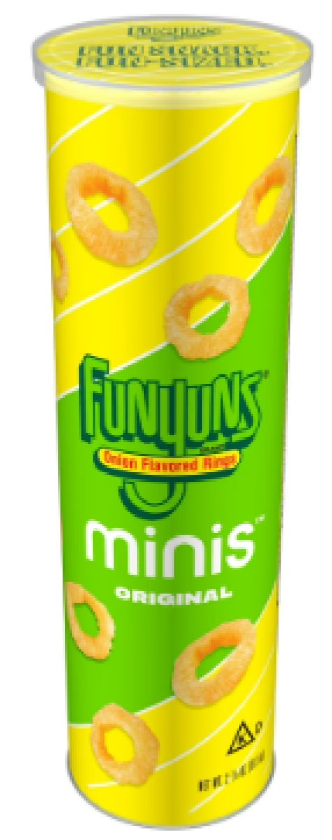 Funyuns Mini Onion Flavor Rings Original, 2.875 oz Container