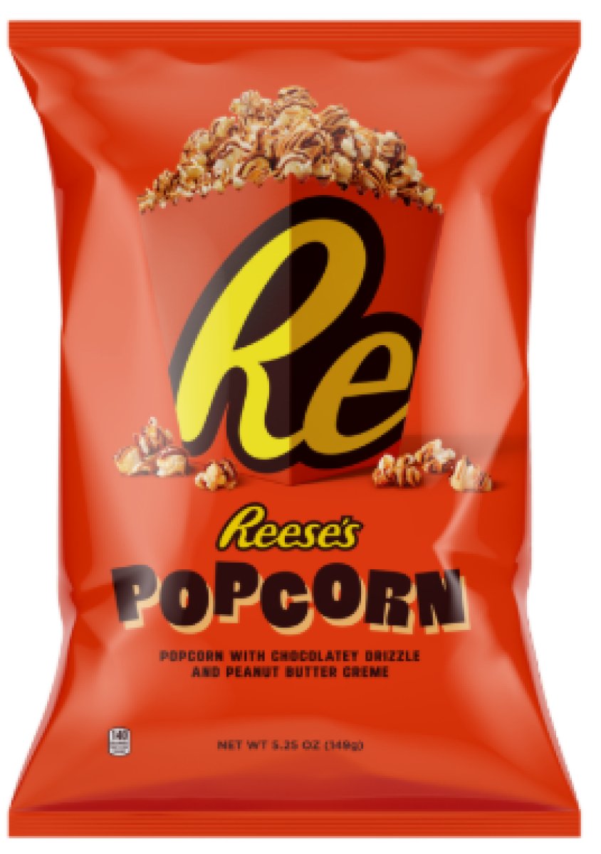 Reese's Chocolate-Dip Popcorn Snack with Peanut Butter, 5.25 oz Share Size Bag