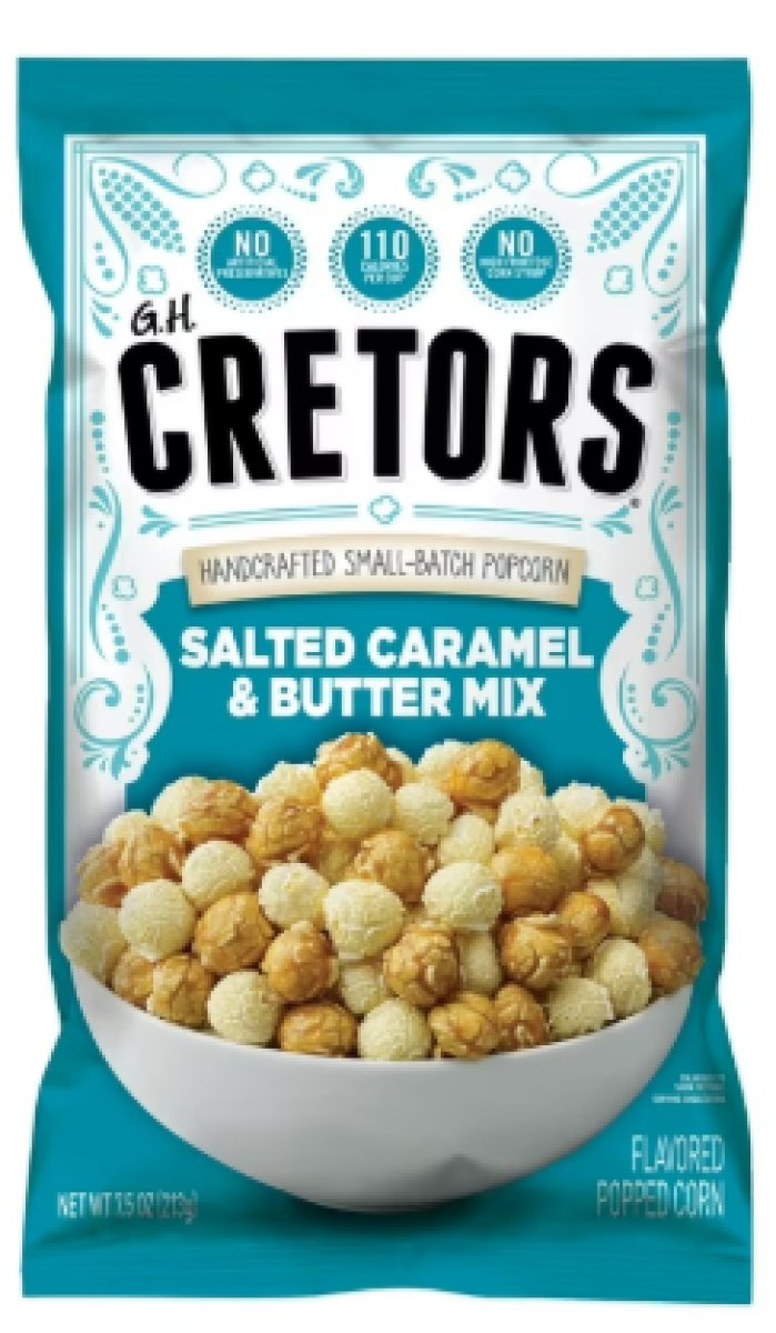 GH Cretors Salted Butter Caramel Popcorn Mix 7.5 oz Bag