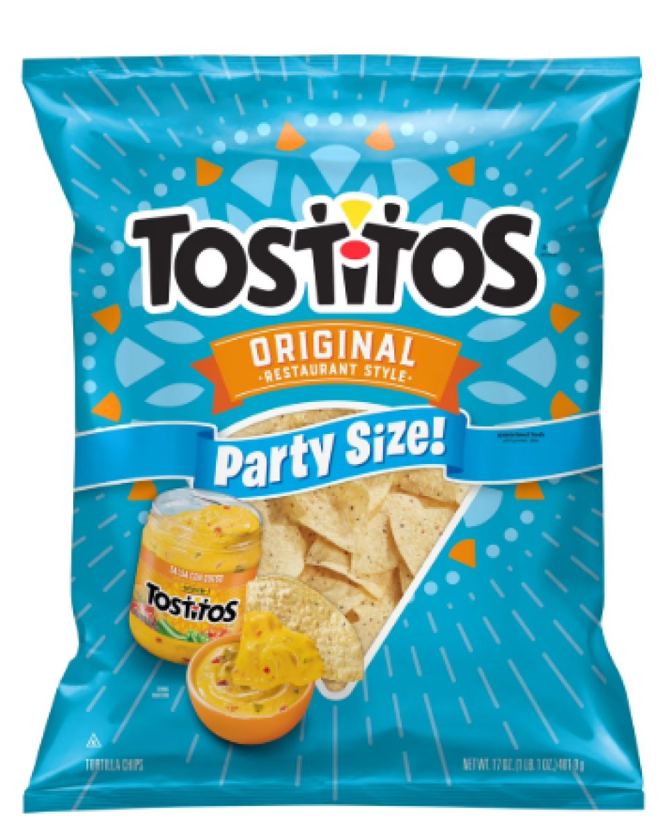 Tostitos Original Restaurant Style Tortilla Chips, 17 oz Party Size Bag
