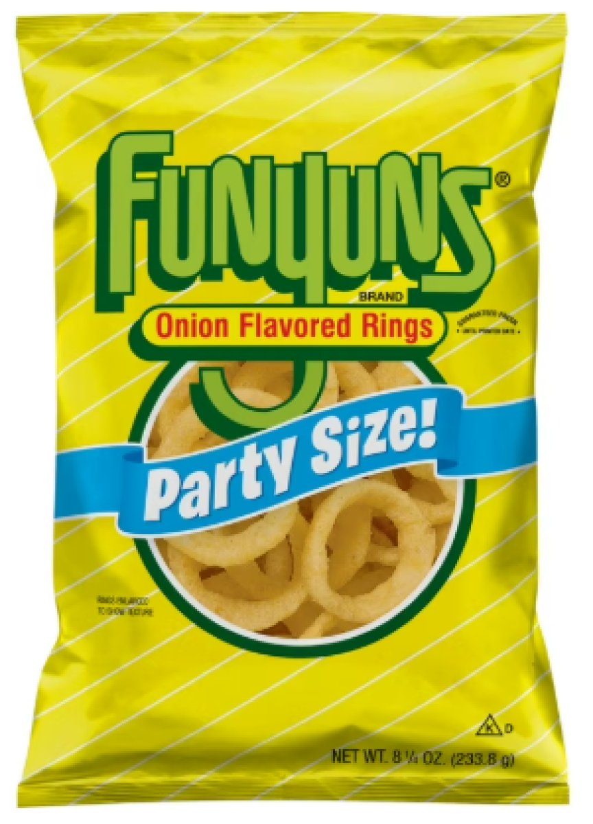 Funyuns Original Onion Flavored Snacks 8.25 oz Party Bag