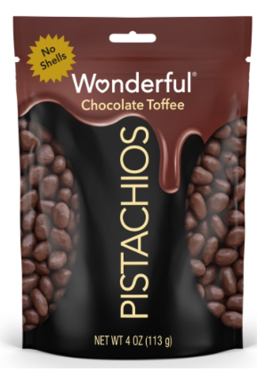 Wonderful Pistachios Chocolate Toffee, 4 oz Resealable Bag
