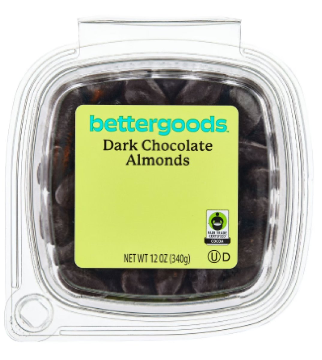 bettergoods Dark Chocolate Almonds, 12 oz