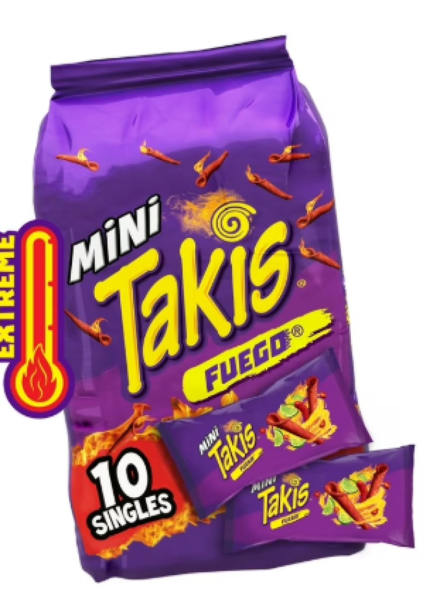 Takis Fuego Mini Multipack of 10 Pieces / 1.23 oz