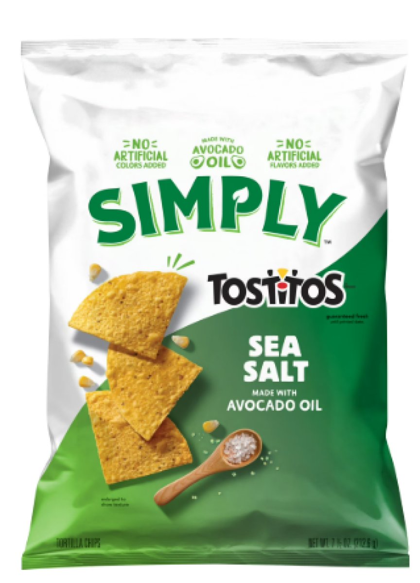 Simply Tostitos Avocado Oil and Sea Salt, 7.5 oz Bag