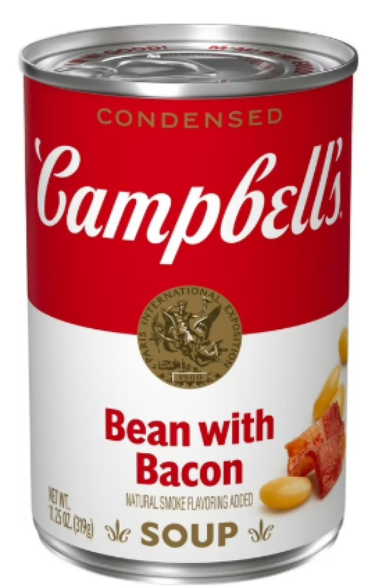 Campbell's Condensed Bean Soup with Bacon, Natural Smoke Flavor Added, 11.25 oz Can