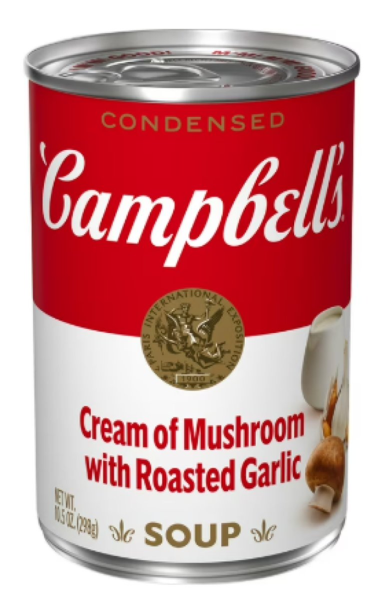 Campbell's Condensed Cream of Mushroom Soup with Roasted Garlic, 10.5 oz Can