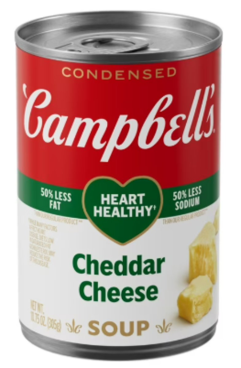 Campbell's Condensed Heart Healthy Cheddar Cheese Soup 10.75 oz Can