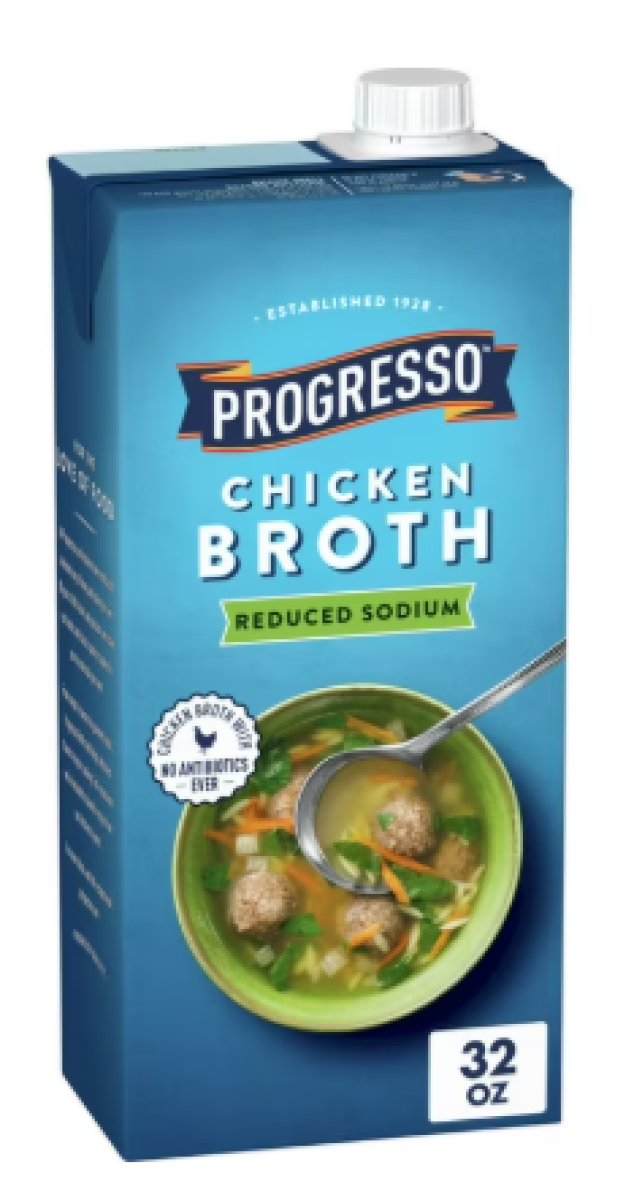 Progresso Chicken Broth, Low Sodium, Gluten Free, 32 oz