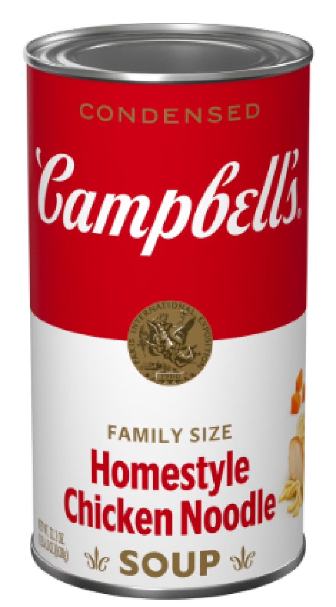 Campbell's Condensed Homemade Chicken Noodle Soup, 22.2 oz Family Can