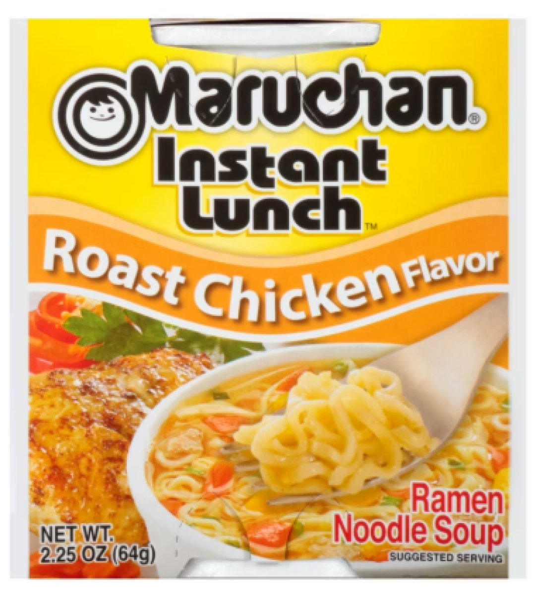Maruchan Instant Lunch Ramen Noodles Roast Chicken Flavor, Stable Cup, 2.25 oz