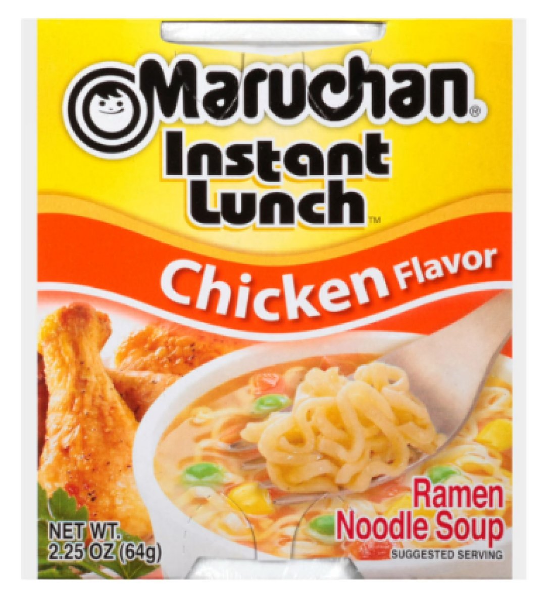 Maruchan Instant Lunch Chicken Flavored Ramen Noodles, Shelf Stable, 2.25 oz Cup