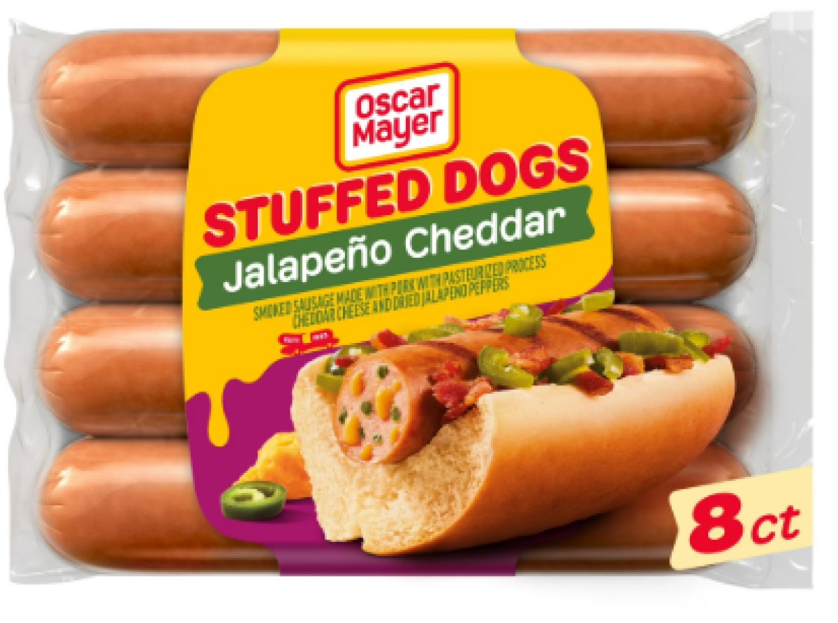 Oscar Mayer Jalapeño Cheddar Plush Dogs, 8-Pack