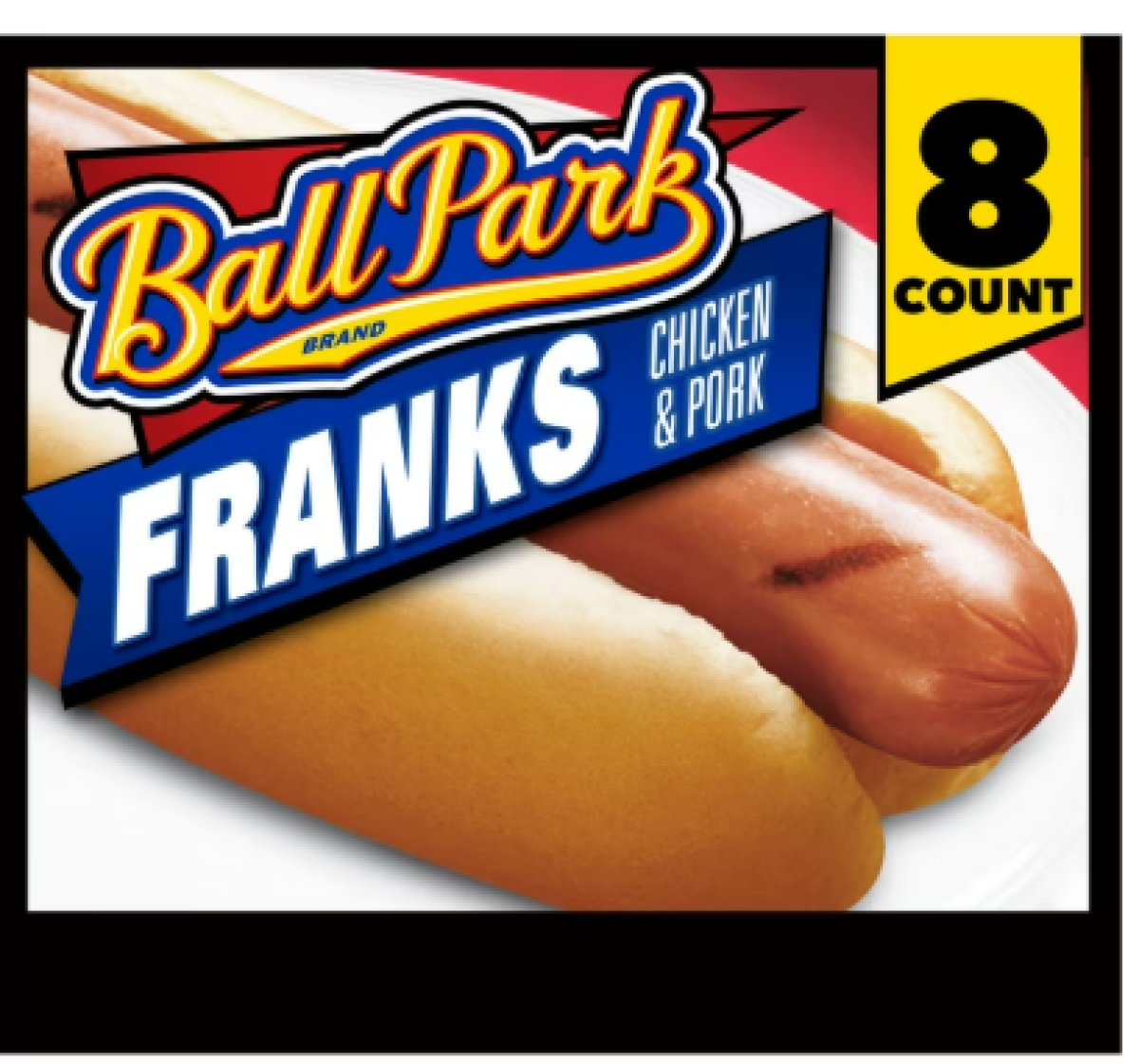 Ball Park Classic Hot Dogs 15 oz, 8 Units