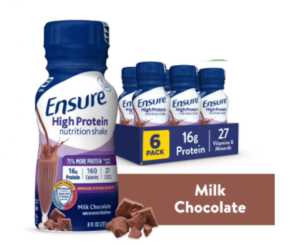 Ensure High Protein Nutritional Shake, Milk Chocolate, 8 fl oz, 6 Units
