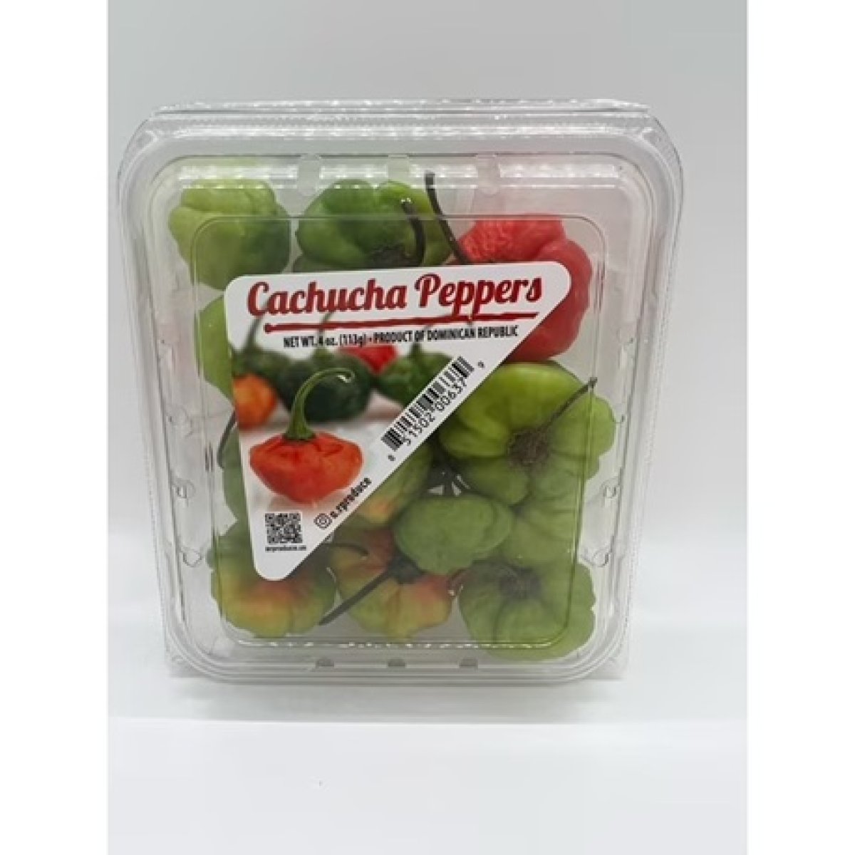 Fresh Produce Spicy Cachucha Peppers, 4oz Clam Shell
