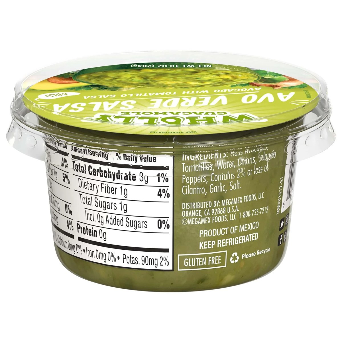 WHOLLY Guacamole Avocado Verde Salsa 10 oz