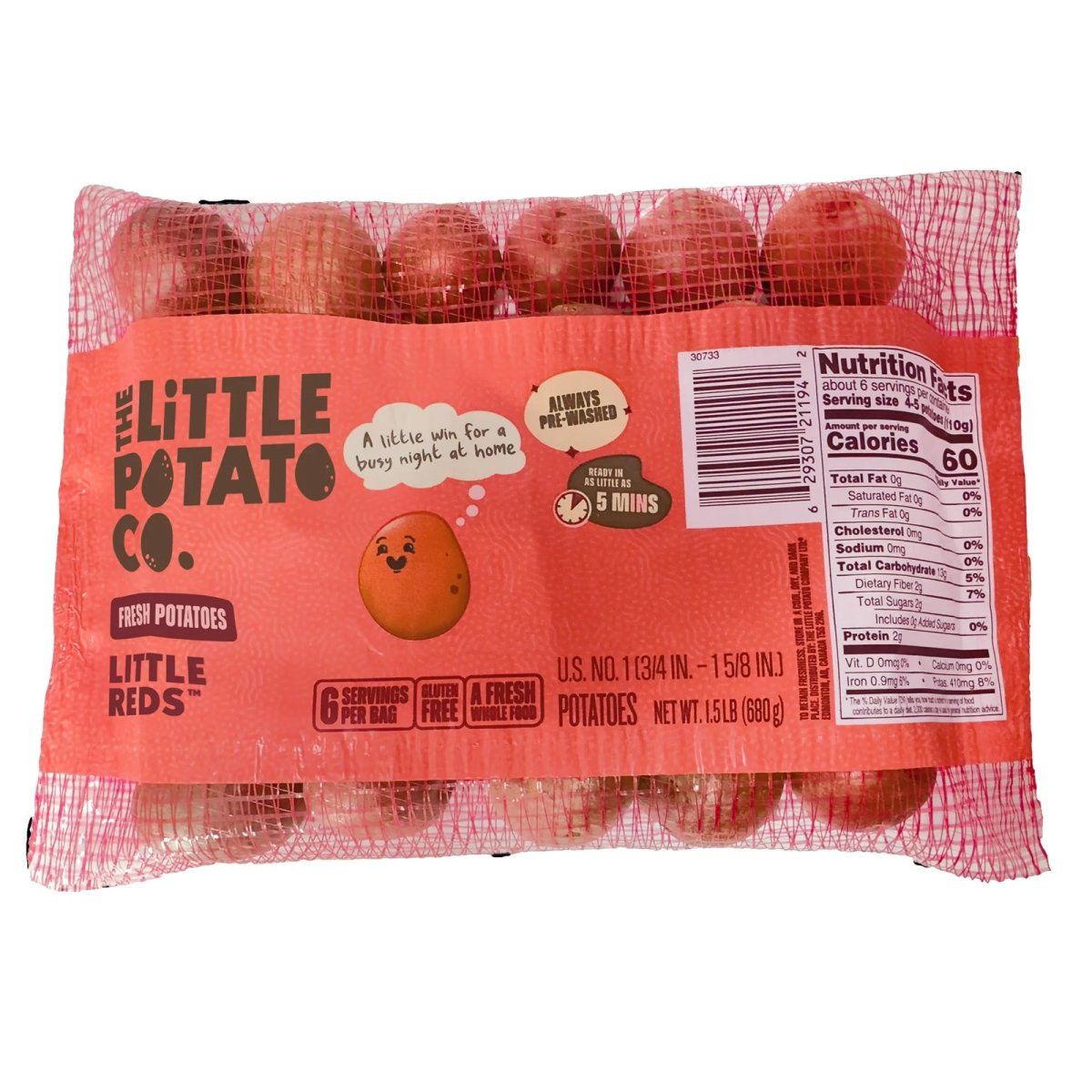 Fresh Red Baby Potatoes, 1.5 lb Bag