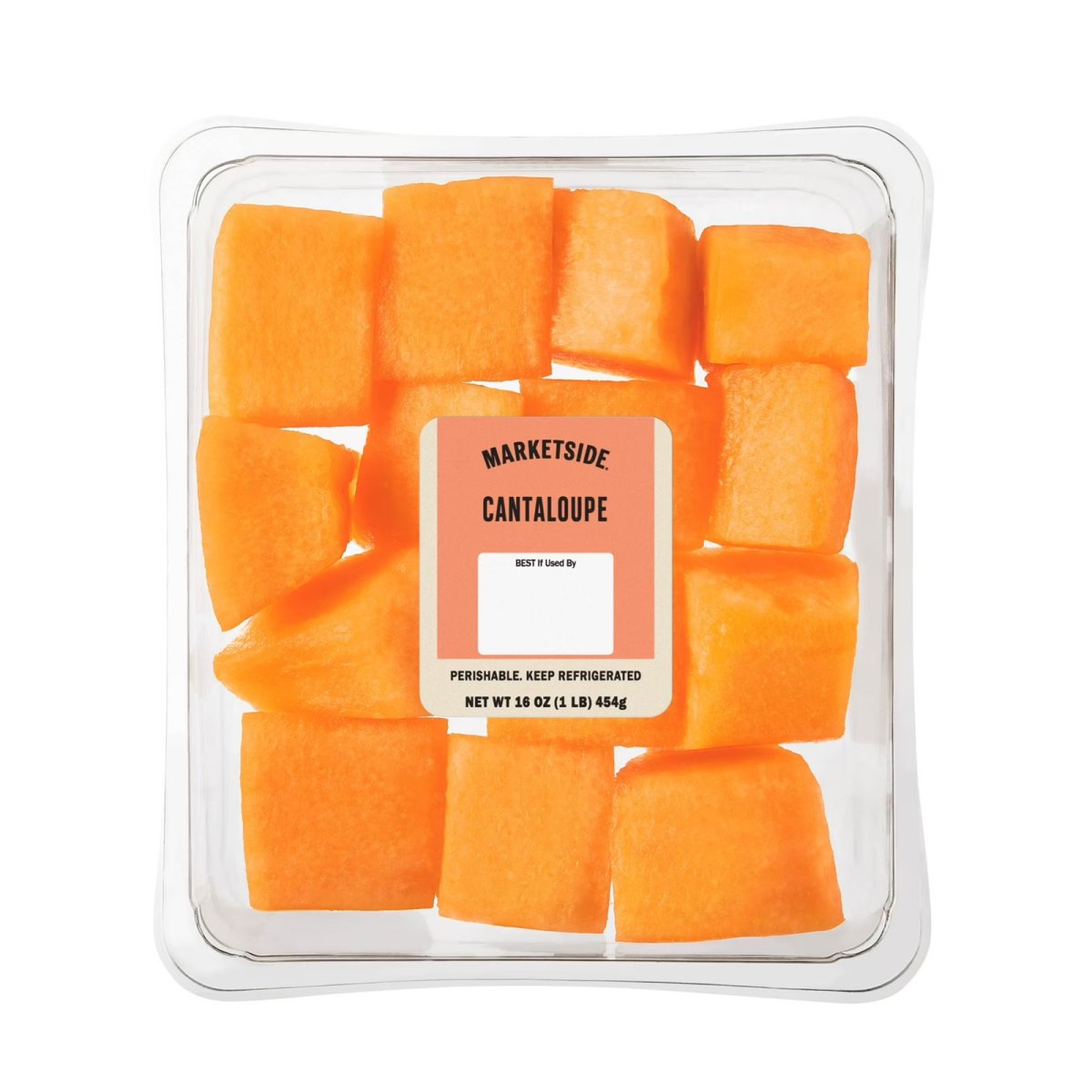 Marketside Fresh Cut Cantaloupe Chunks, 16 oz Tray