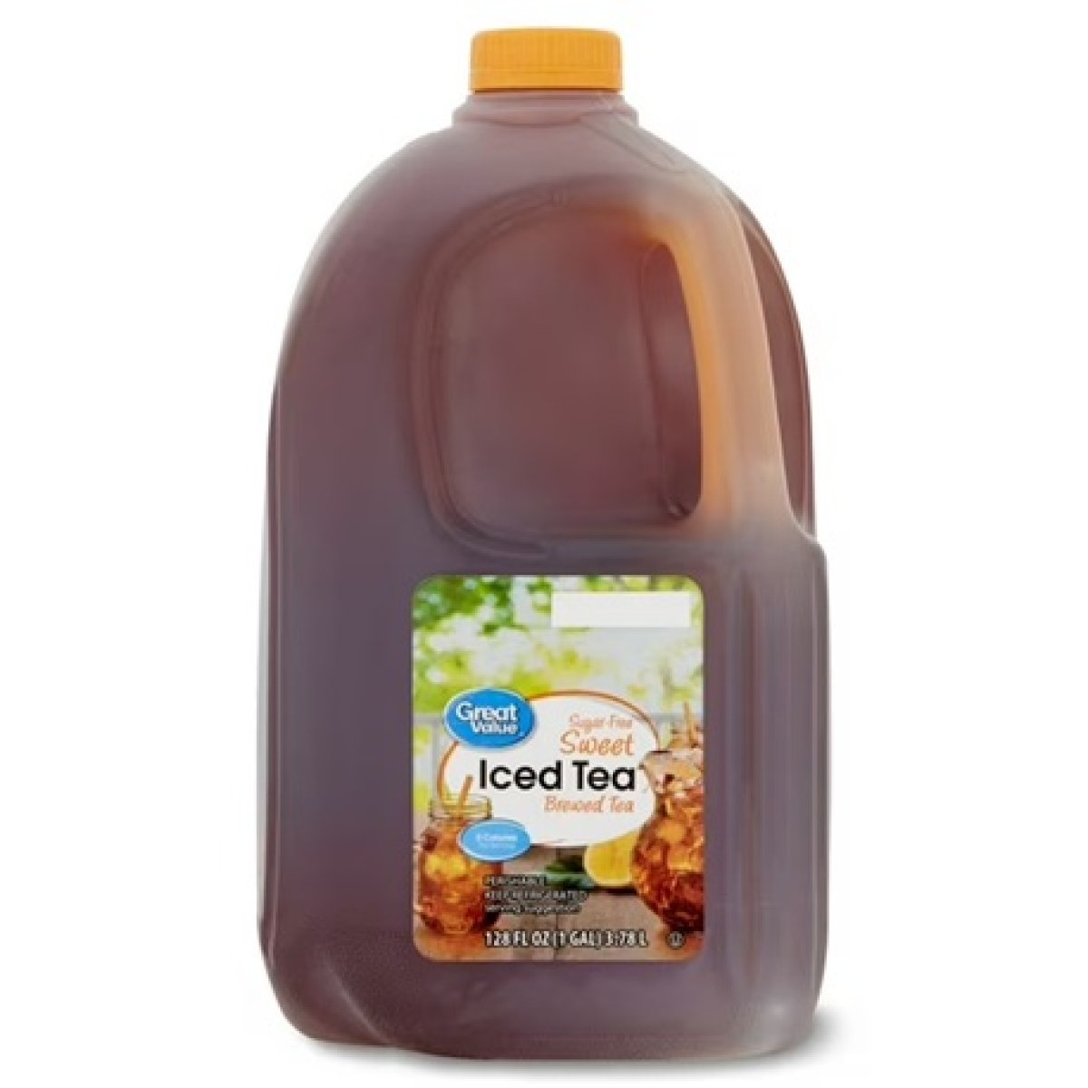Great Value Diet Sugar-Free Sweet Brewed Iced Tea, 128 fl oz