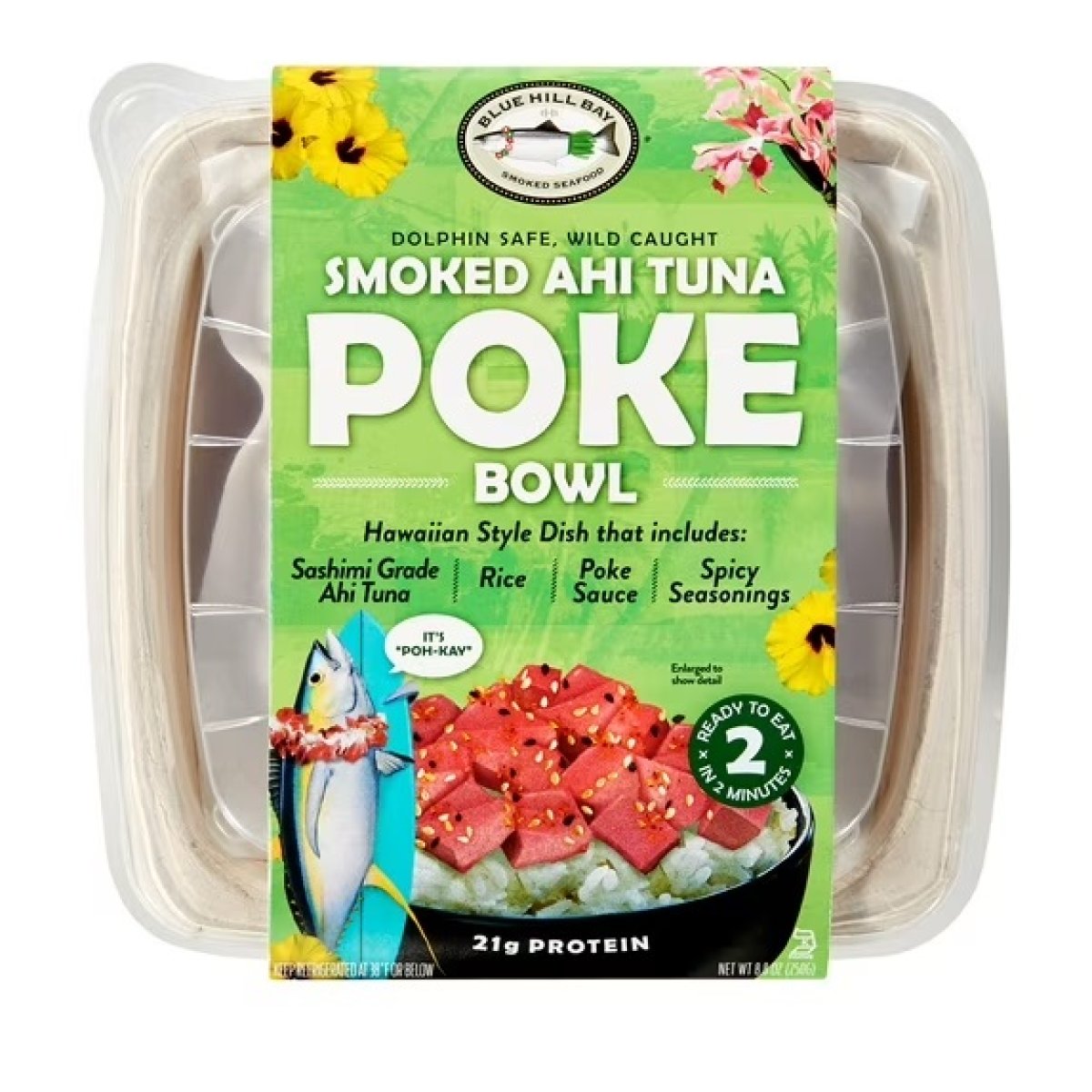 Blue Hill Bay Smoked Ahi Tuna Poke Bowl 8.8oz