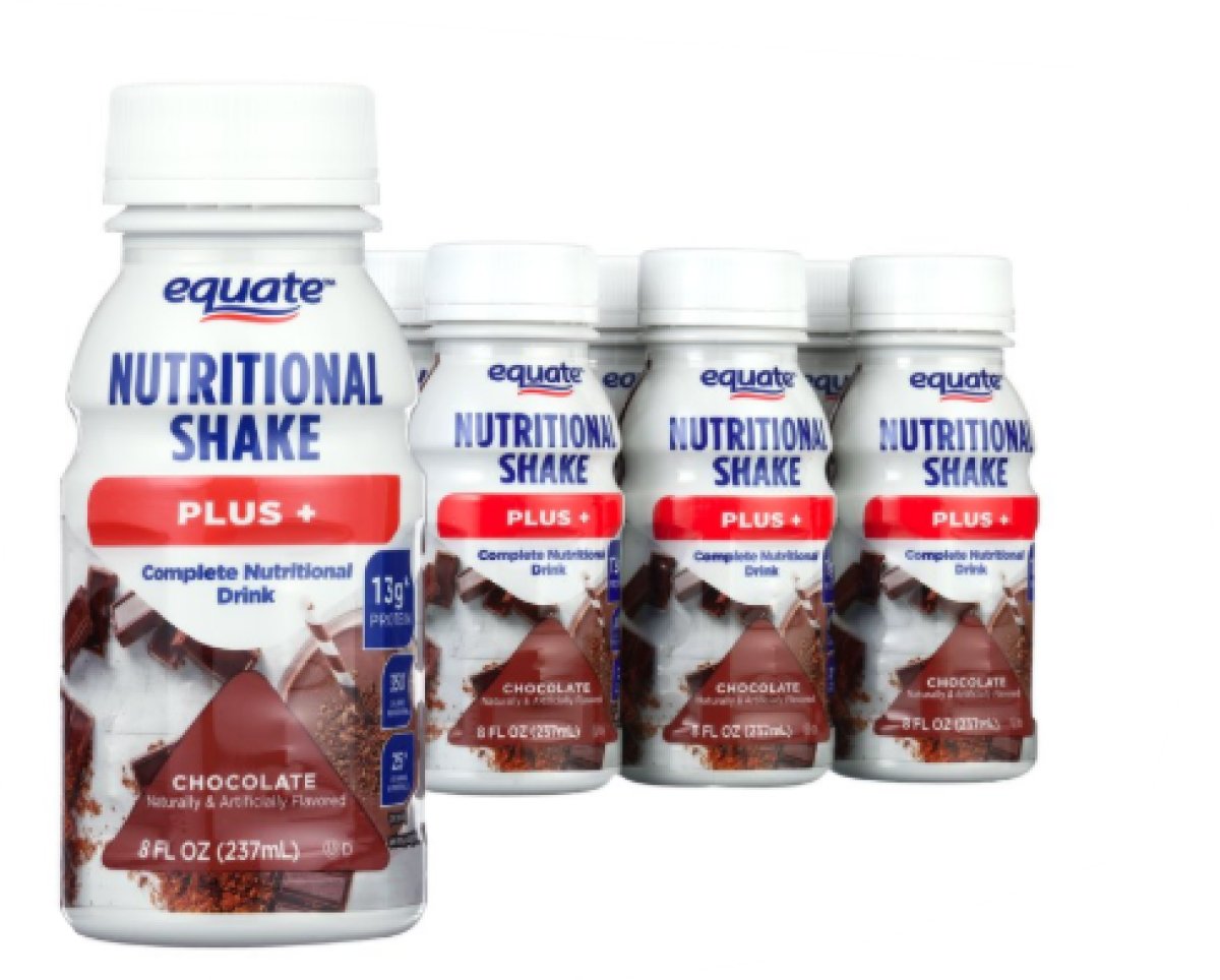 Equate Nutritional Chocolate Plus Shake, 8 FL OZ, 6 Units
