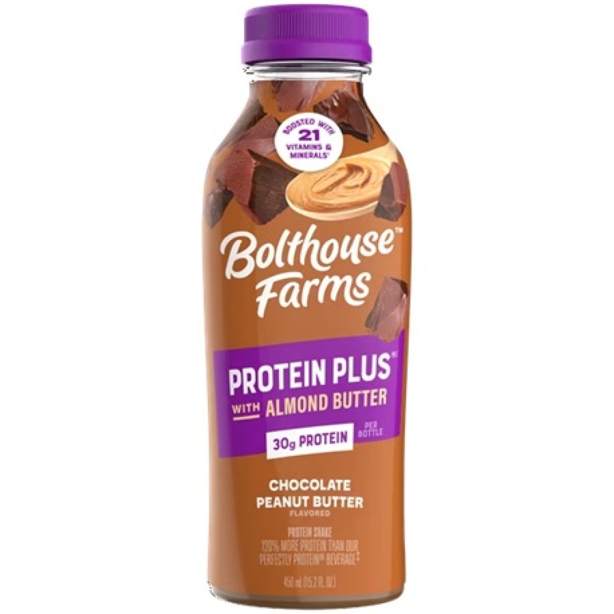 Bolthouse Farms Protein Shake Smoothie, Protein Plus Chocolate Peanut Butter, 15.2 fl. oz.