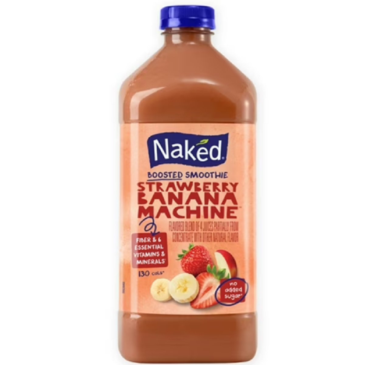Naked Juice Strawberry Banana 100% Fruit Smoothie Mix, 64 fl oz