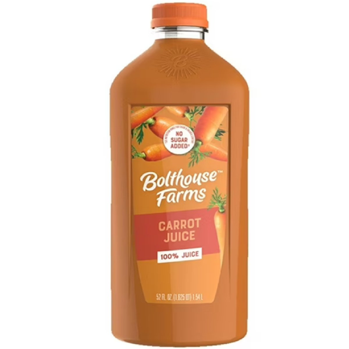 Bolthouse Farms 100% Carrot Vegetable Juice Smoothie, 52 fl oz Bottle
