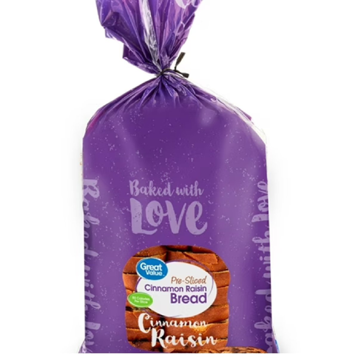 Great Value Cinnamon Raisin Bread Sliced ​​16 oz