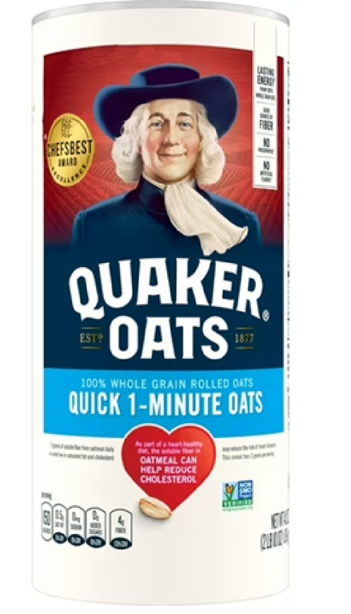 Quaker Instant Whole Oats Oats Quick 1 Minute 18oz