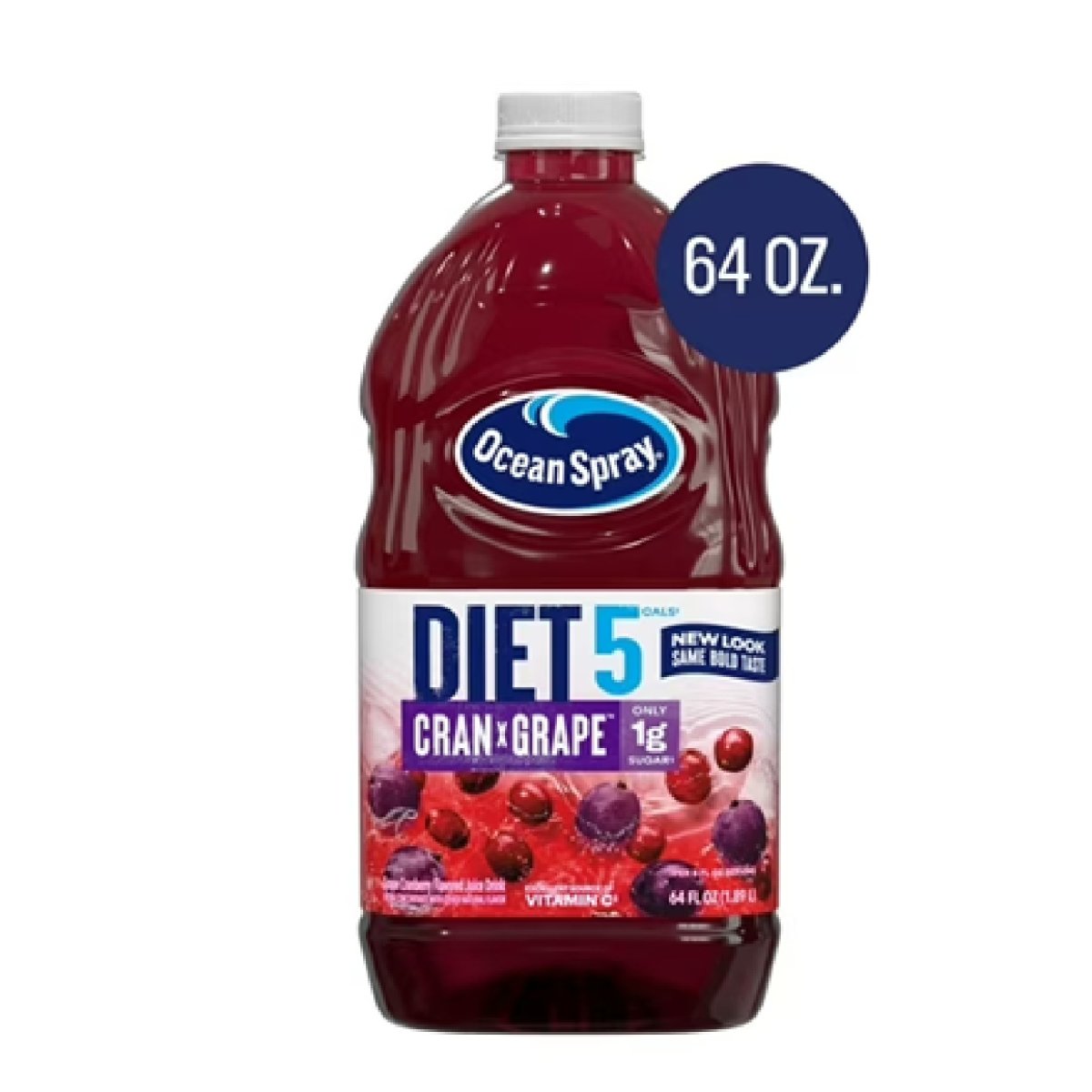 Ocean Spray Grape and Cranberry Juice Diet Drink, 64 fl oz Bottle