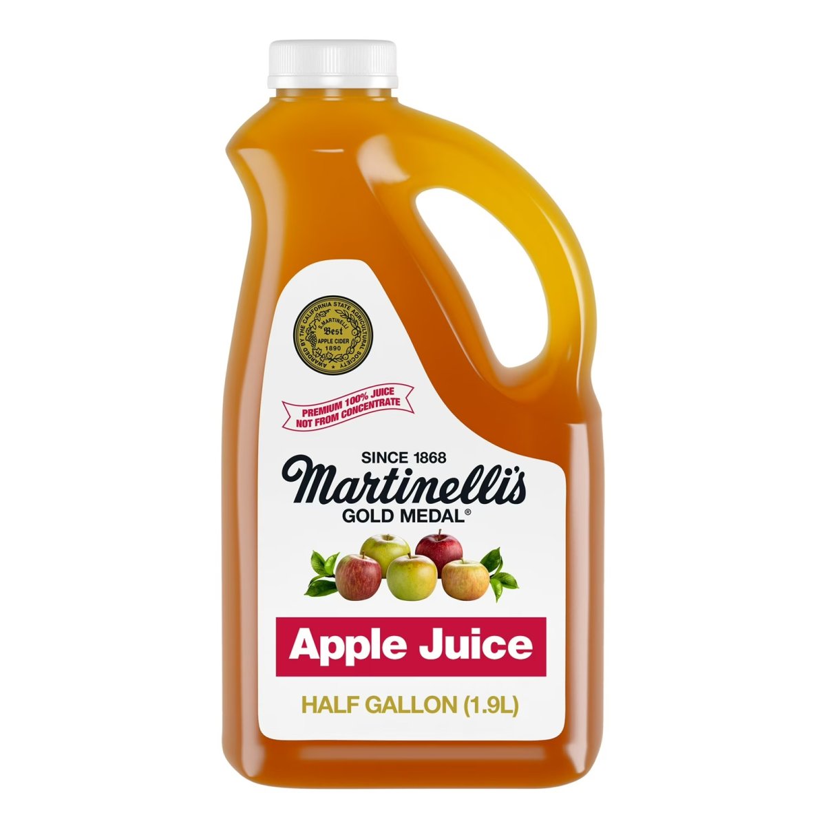 Martinelli's Apple Juice 64 fl oz Plastic Bottle and Half Gallon