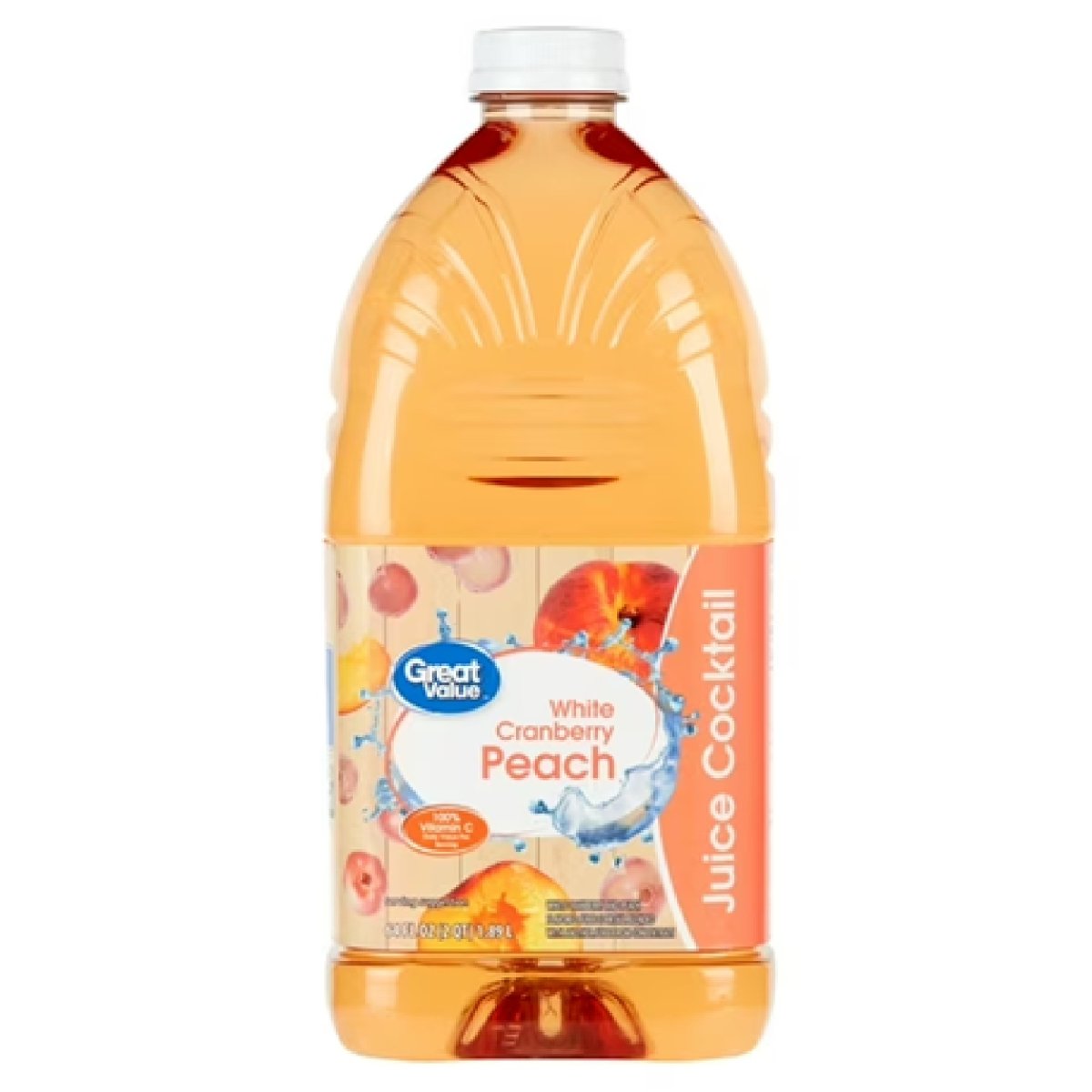Great Value Peach and Cranberry Juice Cocktail 64 fl oz