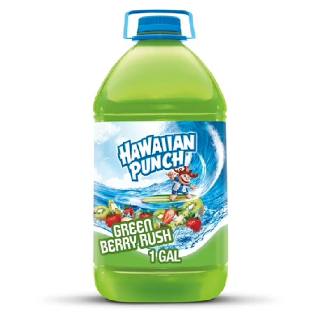 Hawaiian Punch Juice Rush Drink, Green Berry 1 Gallon Bottle