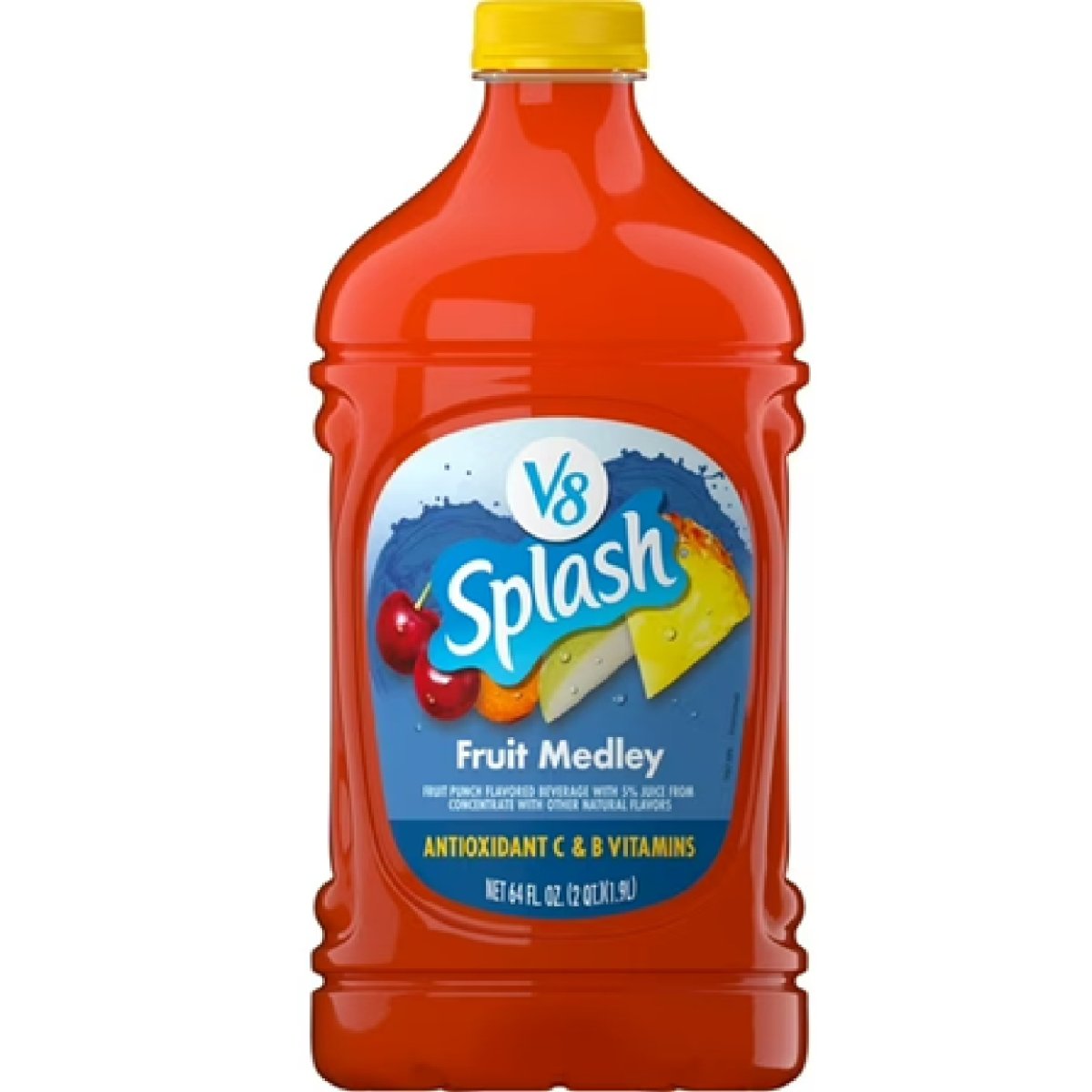 V8 Splash Fruit Flavored Drink, 64 fl oz Bottle
