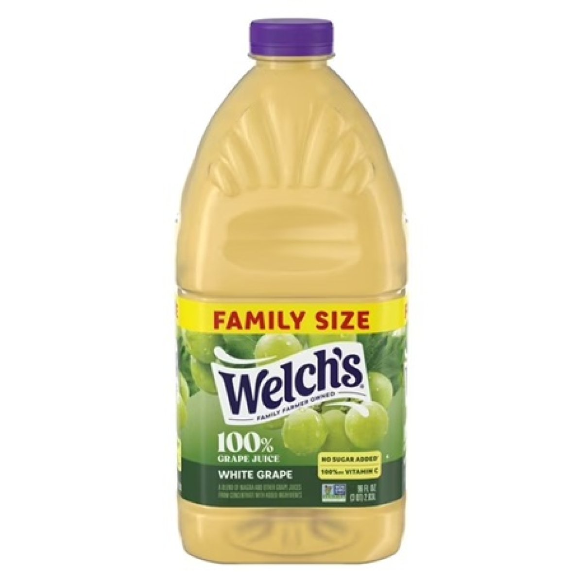 Welch's 100% Grape Juice, White Grape, 96 fl oz Bottle