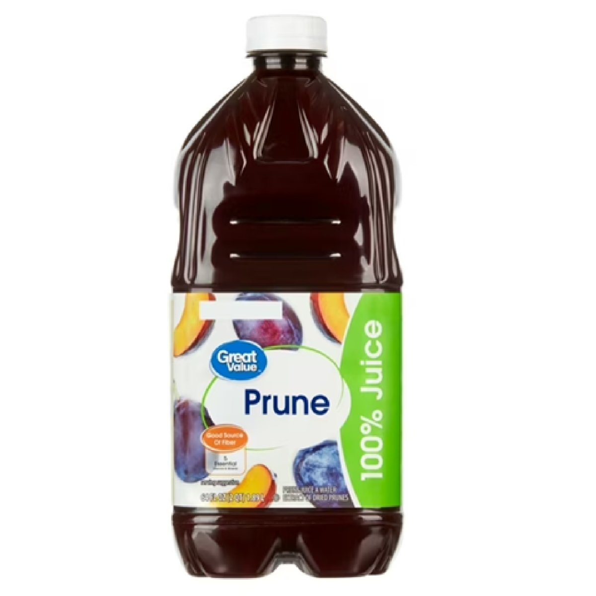 Great Value 100% Prune Juice, 64 fl oz