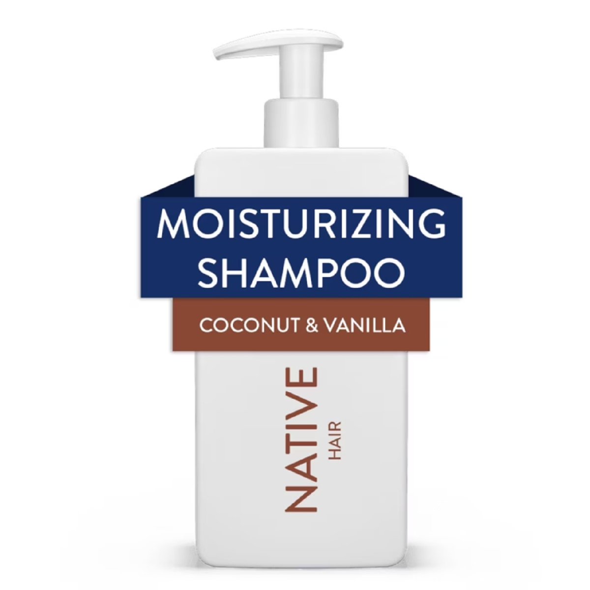 Native Vegan Moisturizing Shampoo with Coconut and Vanilla - Clean, Sulfate-Free, Paraben-Free, and Silicone-Free - 16.5 fl oz