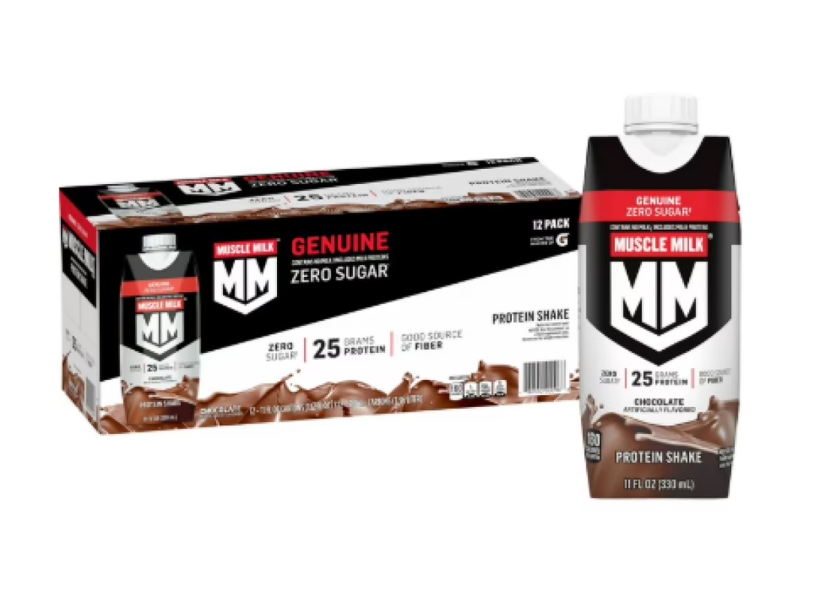 Muscle Milk Genuine Protein Shake Chocolate, 11 fl oz Box, 12 Pack