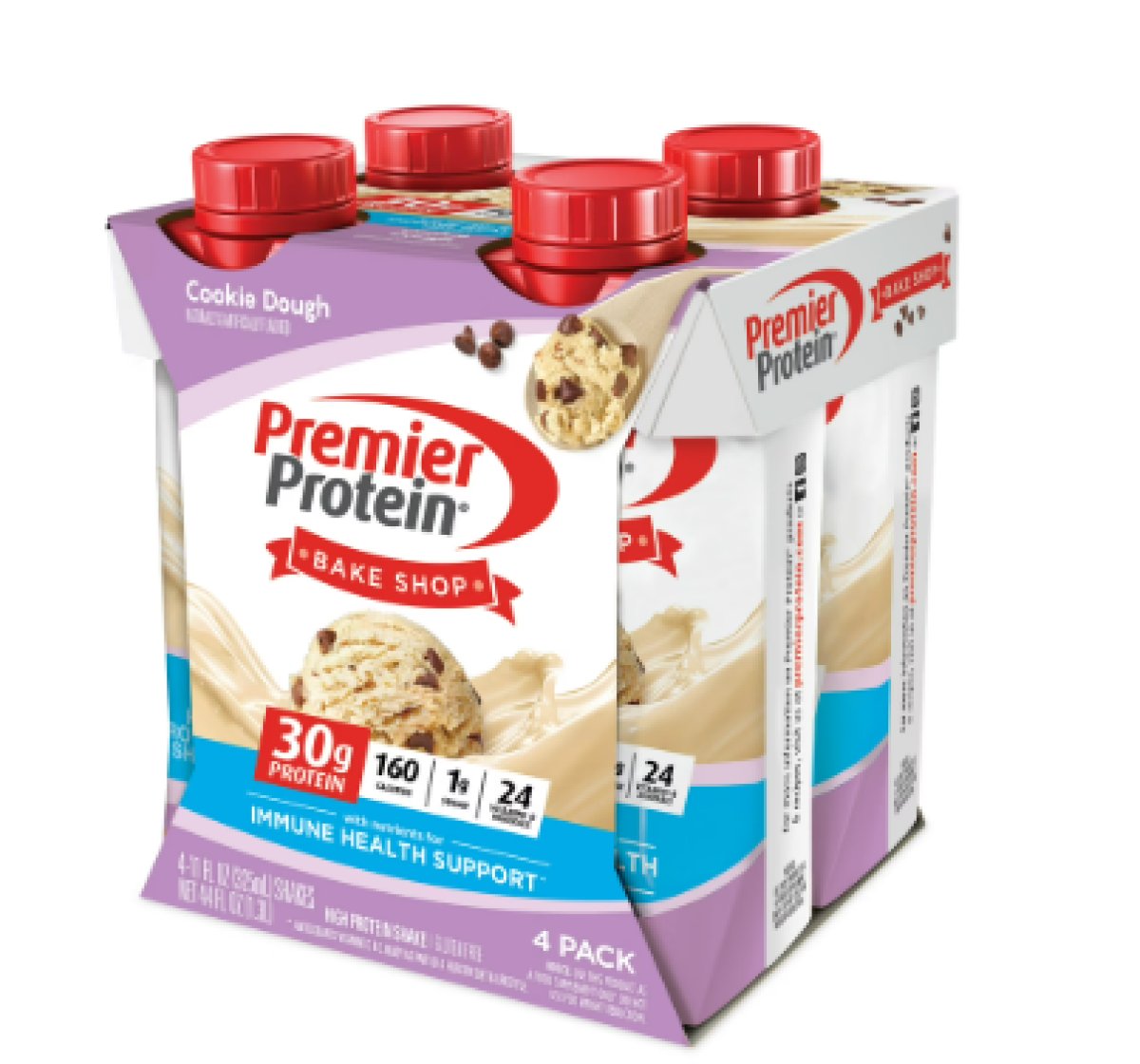Premier Protein Protein Shake Cookie Dough, 30g 11 fl oz, 4 Units