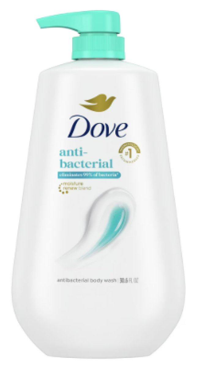 Dove Care and Protect Antibacterial Gentle Body Wash for Daily Use, 30.6 fl oz